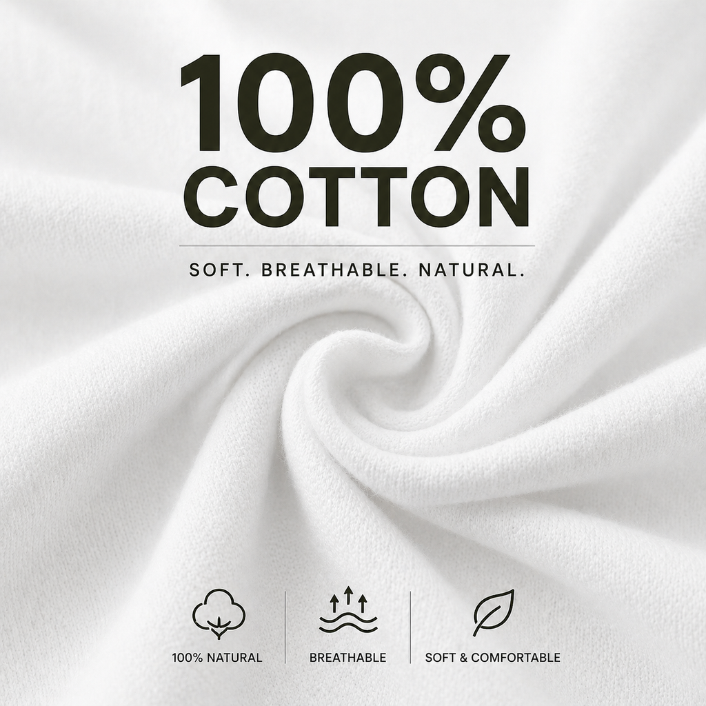 (230gsm) Premium 100% Cotton Plain T-Shirt Regular Fit Basic Tee