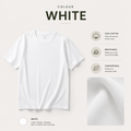 (230gsm) Premium 100% Cotton Plain T-Shirt Regular Fit Basic Tee