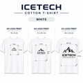 (DTF Print) Custom Logo Print ICETECH Cotton T-Shirt 210gsm Round Neck Regular Fit